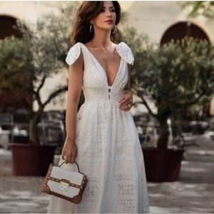 Self portrait eyelet dress size 10